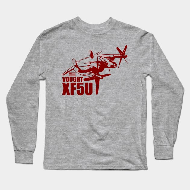 Vought XF5U Long Sleeve T-Shirt by TCP